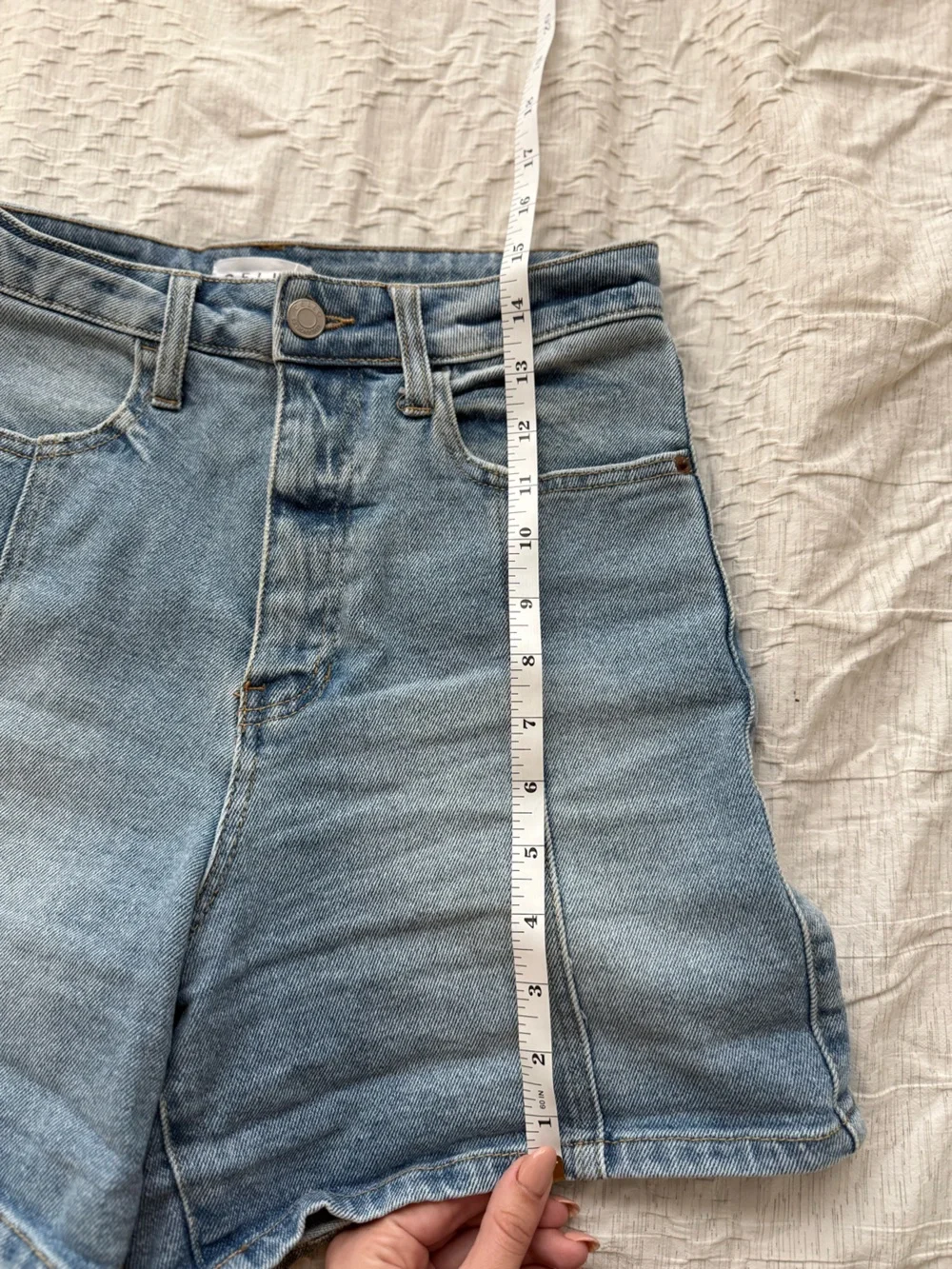 Cello High-Waist Light Blue Denim Shorts - Picture 4 of 4